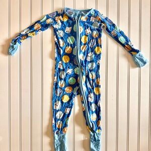 Little Sleepies Milk & Cookies Viscose Bamboo Zippy